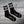 Load image into Gallery viewer, Oblique "A" Socks - Black