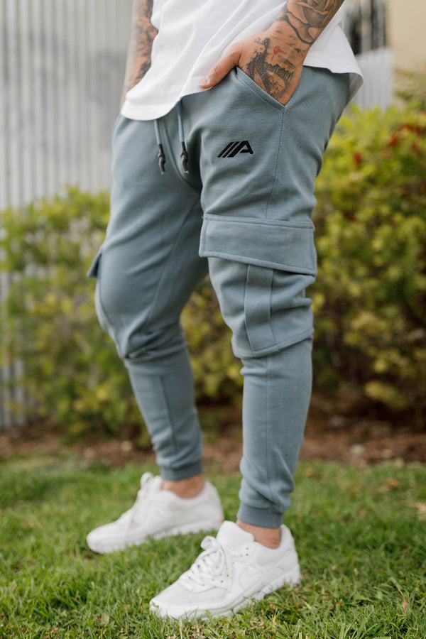 Oblique "A" V2 Joggers - Seafoam