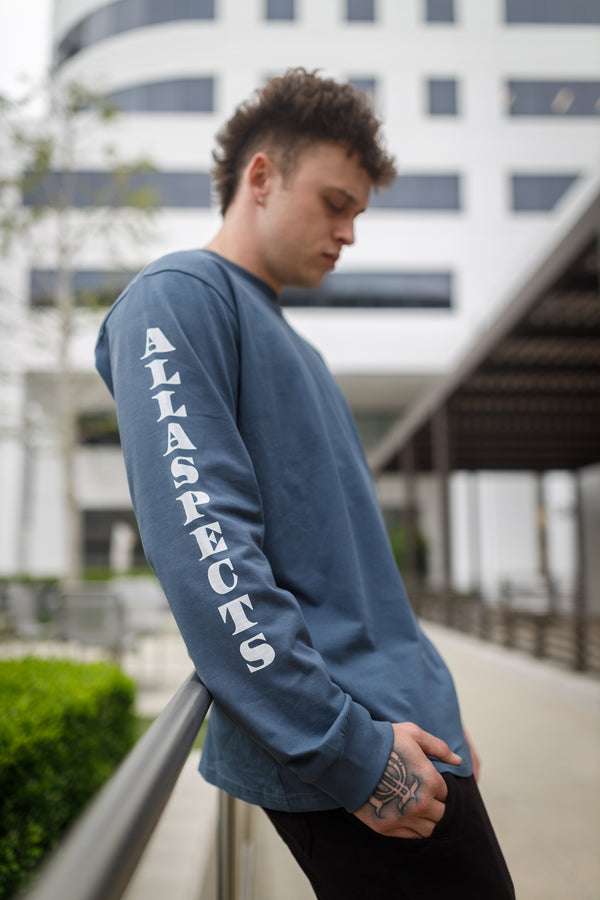 Oblique "A" Long Sleeve - Petrol