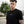 Load image into Gallery viewer, Script Curved Hem Tee - Black