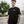 Load image into Gallery viewer, Oblique "A" Curved Hem Tee - Black