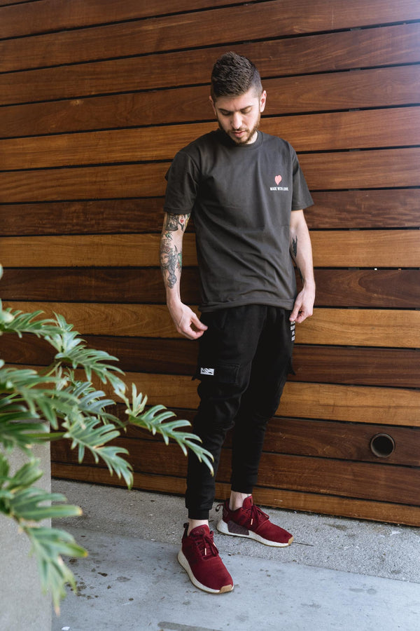 NHON Cargo Joggers V2 - Black