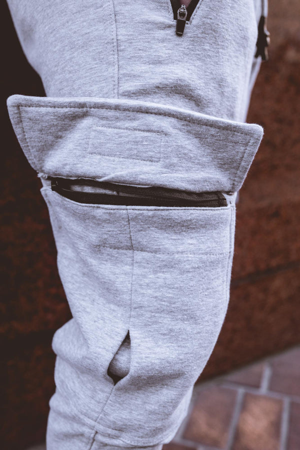 NHON Cargo Joggers V2 - Grey