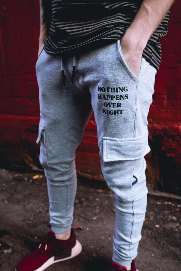 NHON Cargo Joggers V2 - Grey