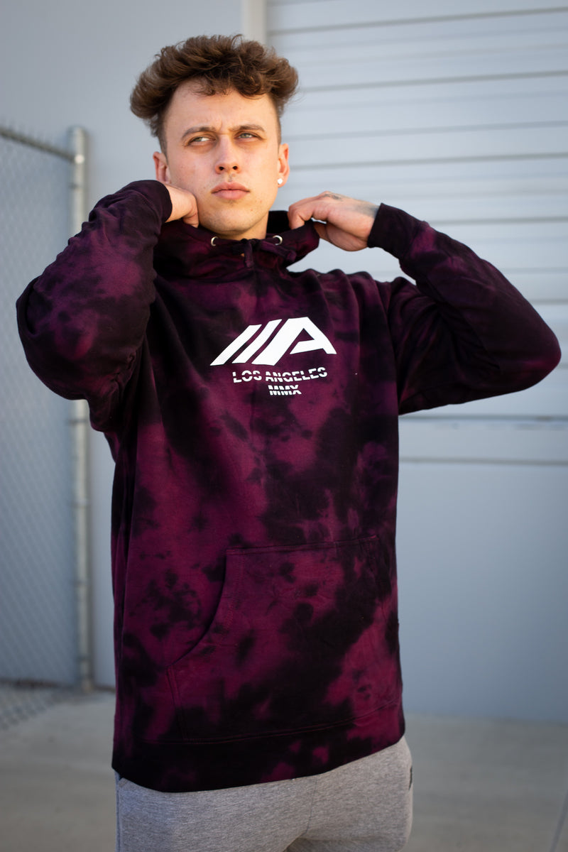 あや様【peate】EHC tie-dye sweat(burgundy) あや様【peate