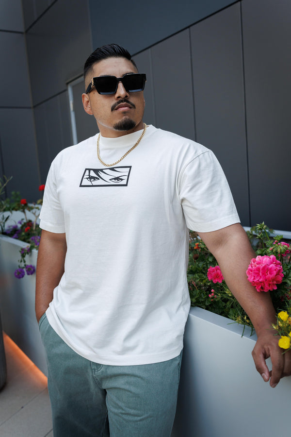 Eyes Oversized Tee - White