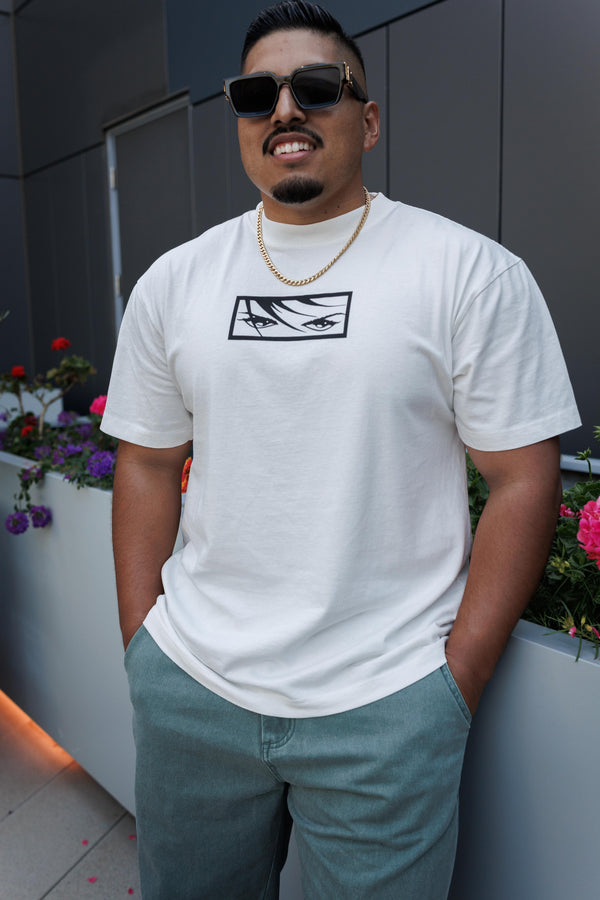 Eyes Oversized Tee - White