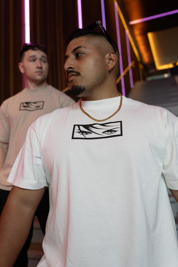 Eyes Oversized Tee - White