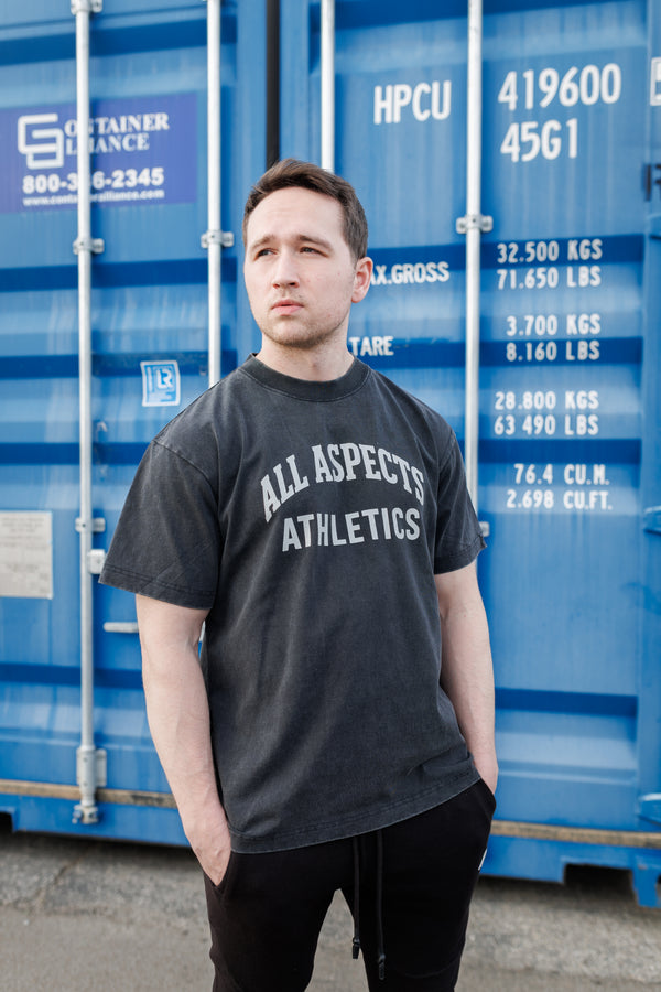 AA Athletics Oversized Tee - Vintage Black