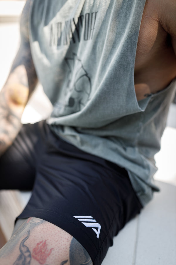 Oblique "A" Boardshorts - Black