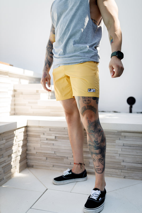 Eyes Boardshorts - Mustard