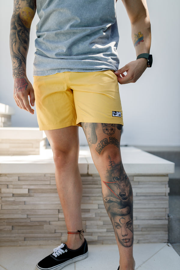 Eyes Boardshorts - Mustard