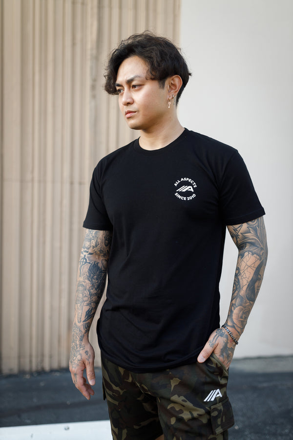 Nothing Happens Overnight Tee V2 - Black