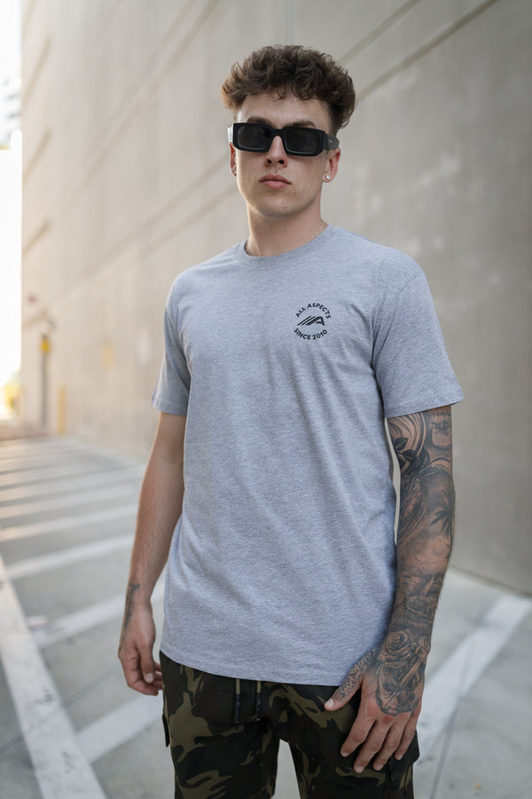 Nothing Happens Overnight Tee V2 - Grey