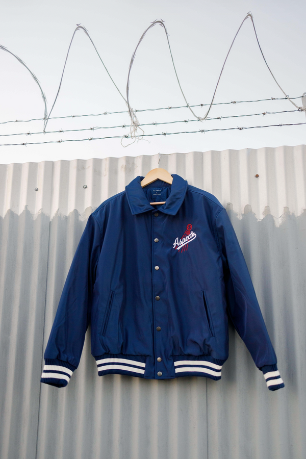 Embroidered Playoffs Bomber - Dodger Blue