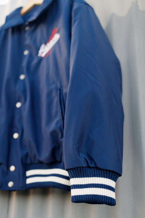 Embroidered Playoffs Bomber - Dodger Blue