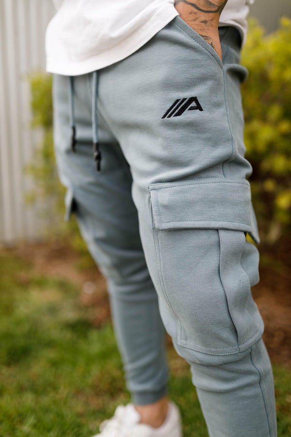Oblique "A" V2 Joggers - Seafoam
