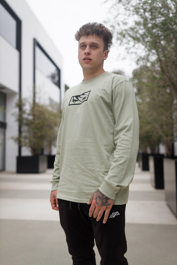 Eyes Long Sleeve - Pistachio