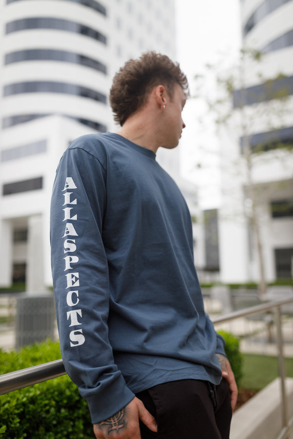 Oblique "A" Long Sleeve - Petrol