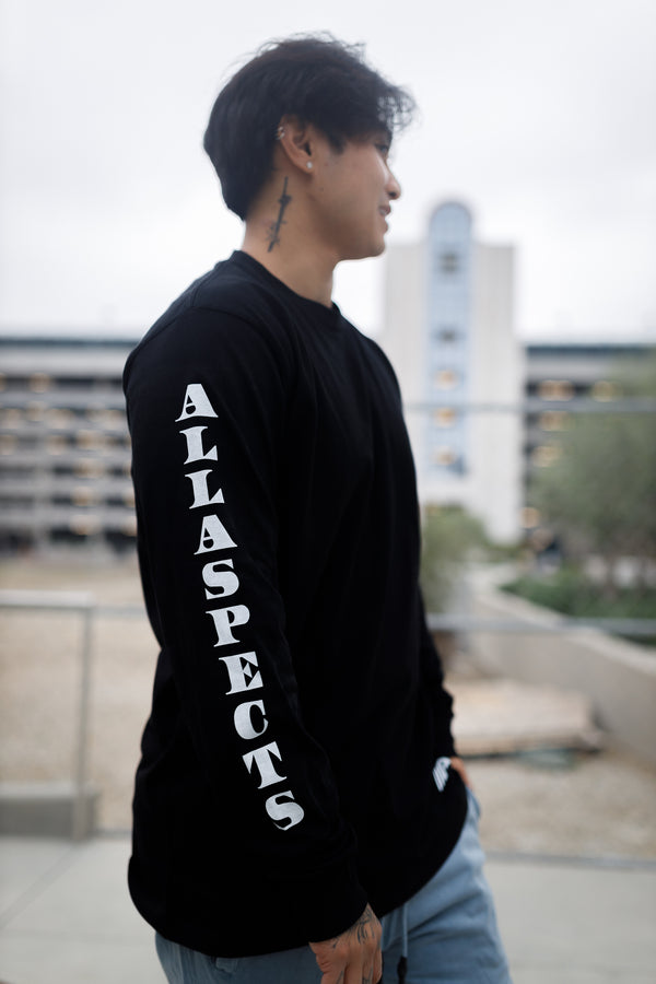 Oblique "A" Long Sleeve - Black
