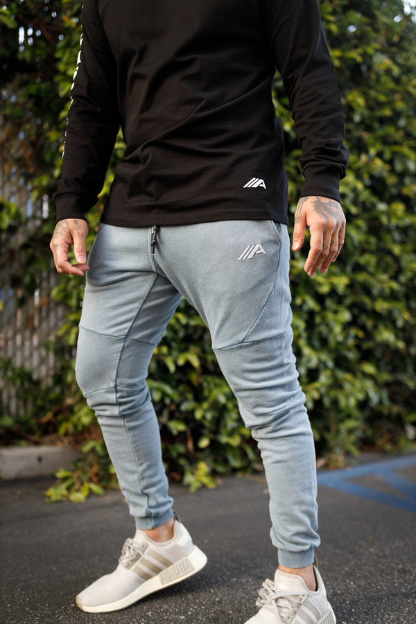 Grey sales wash joggers
