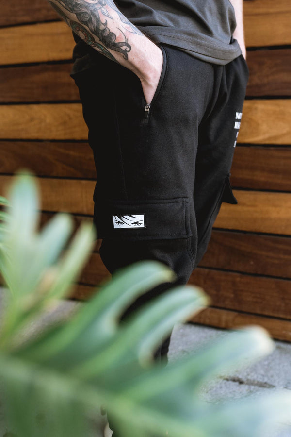 NHON Cargo Joggers V2 - Black