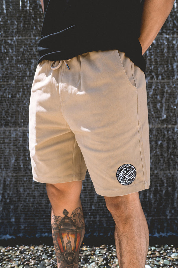 Eyes Sphere Staple Shorts - Khaki