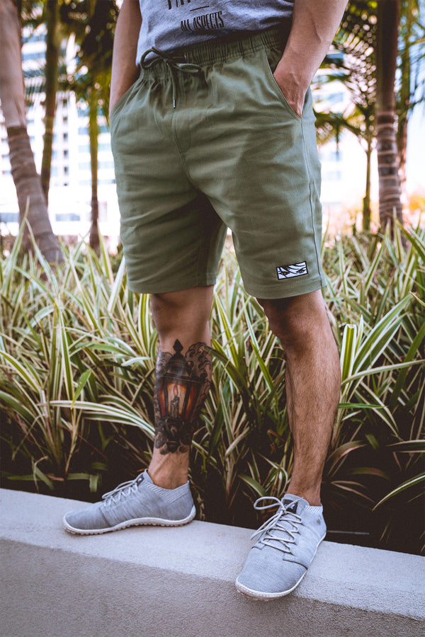 Eyes Staple Shorts - Military