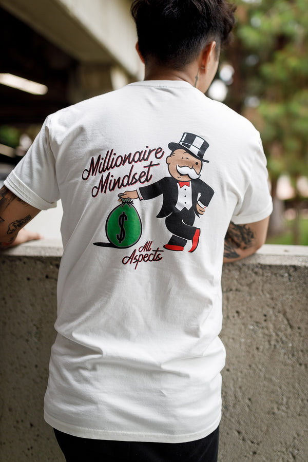 Millionaire Mindset Tee - Natural