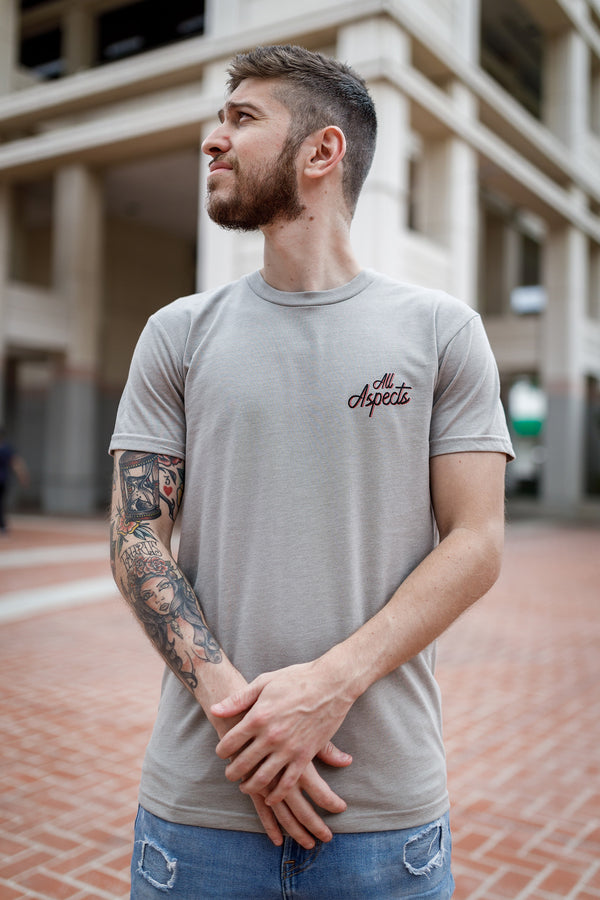 Millionaire Mindset Tee - Light Grey