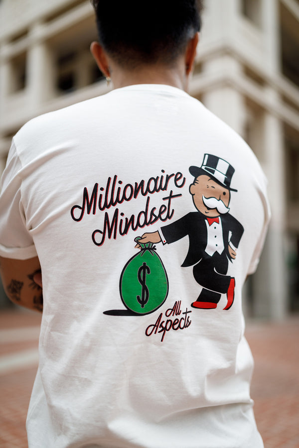 Millionaire Mindset Tee - Natural