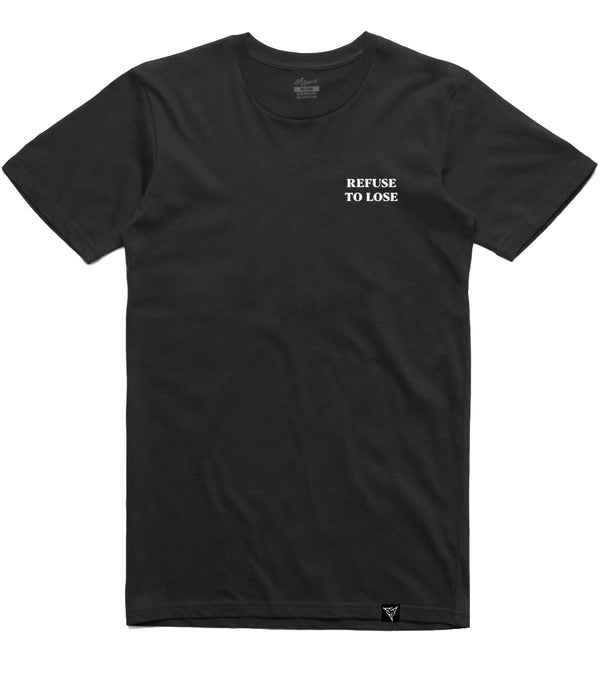 Nothing Happens Overnight Tee - Black