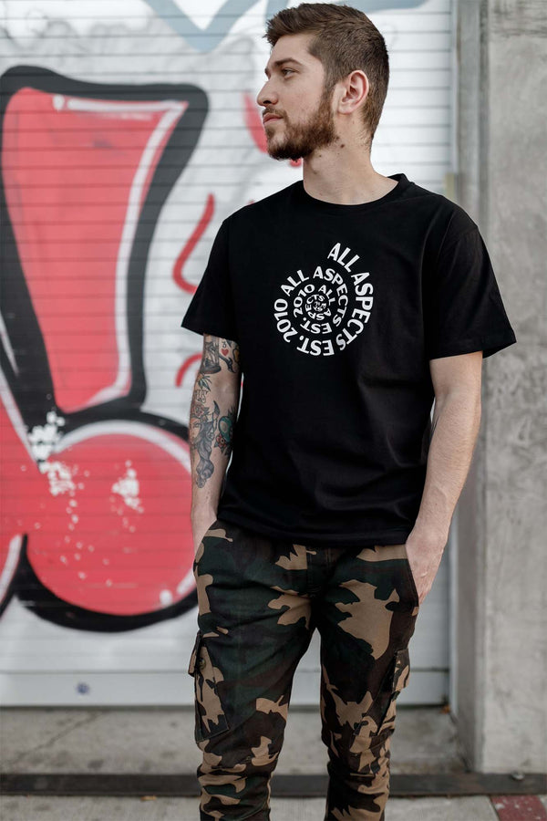 Spiral Tee - Black