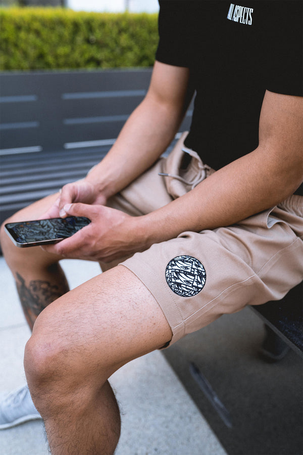 Eyes Sphere Staple Shorts - Khaki