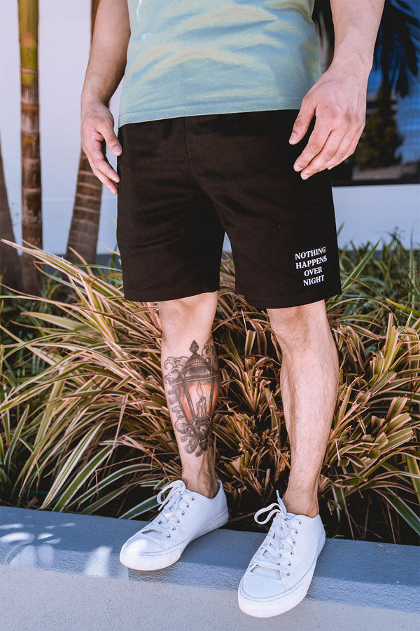 NHON Staple Shorts - Black